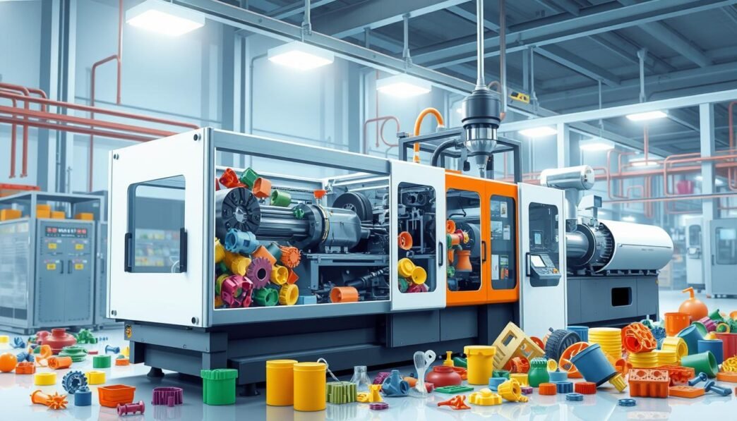 Plastic injection molding machines