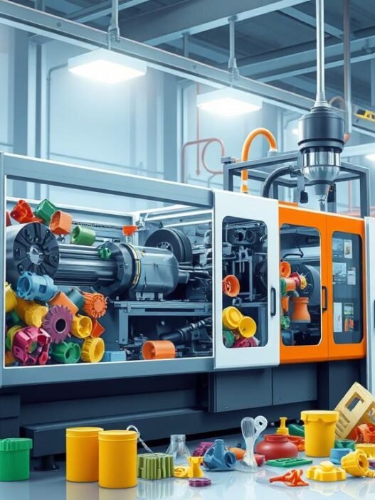 Plastic injection molding machines