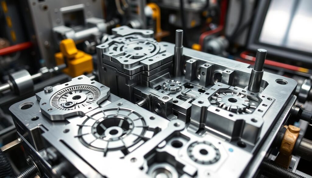 areas requiring high precision injection molding